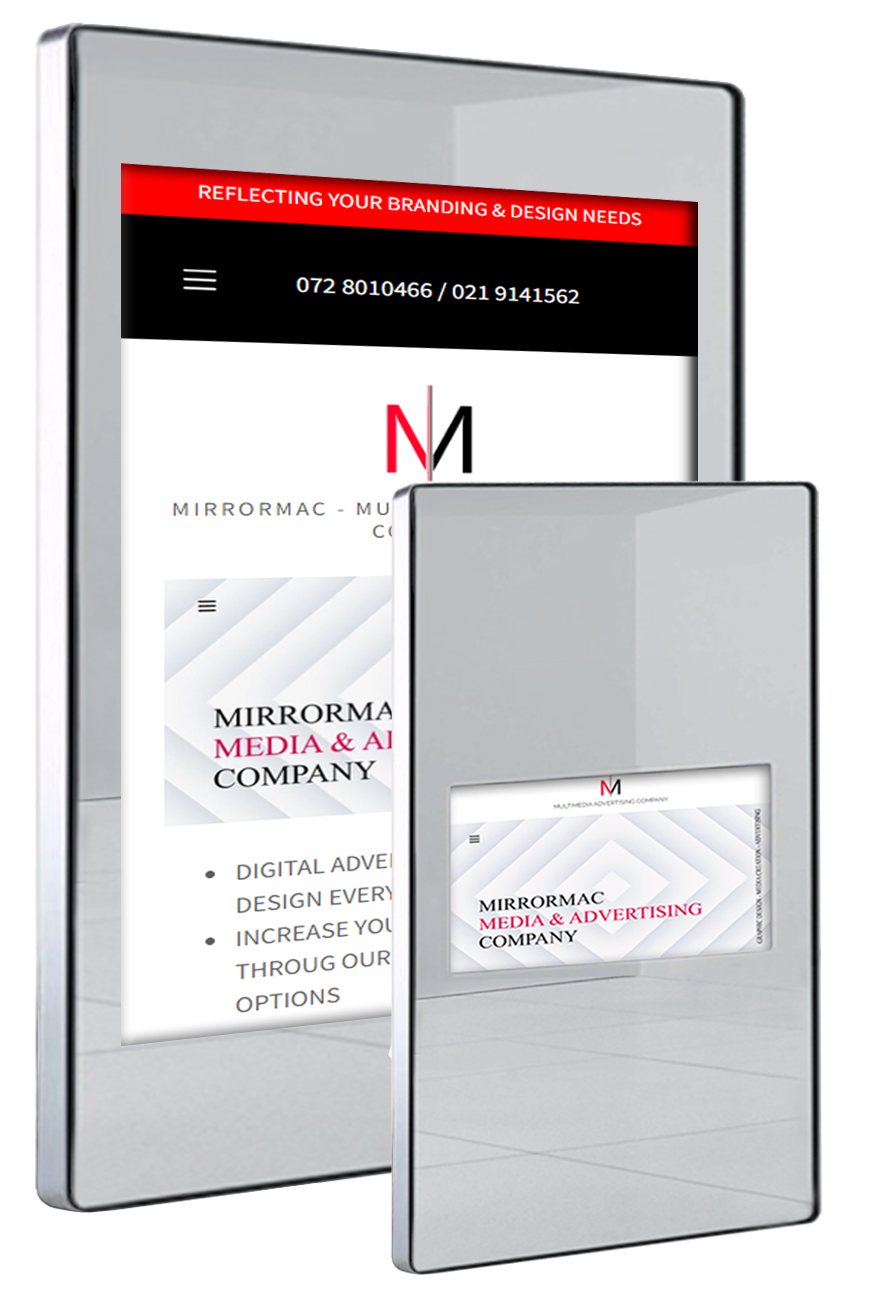 Mirrored Digital Displays